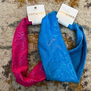 Make it PINK and make it BLUE athletic headbands